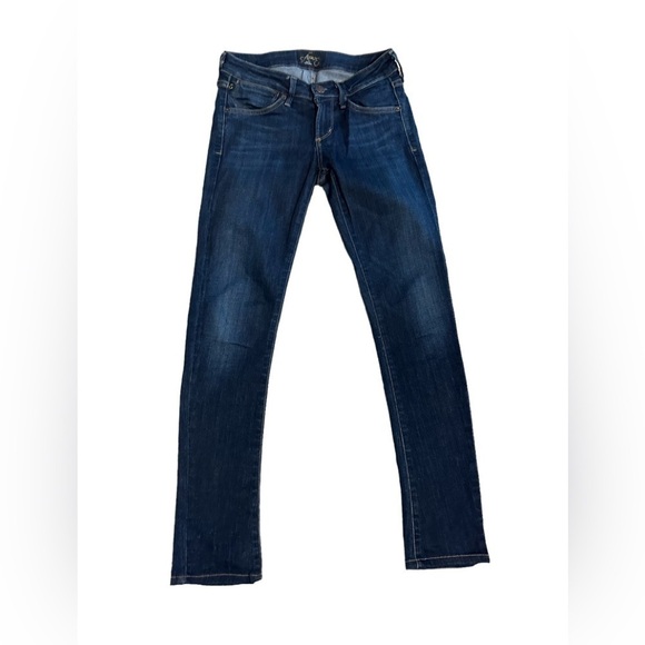 Agolde Chloe Dark Wash Low Rise Straight Leg Size 24 Rodeo Western Festival - Picture 3 of 10